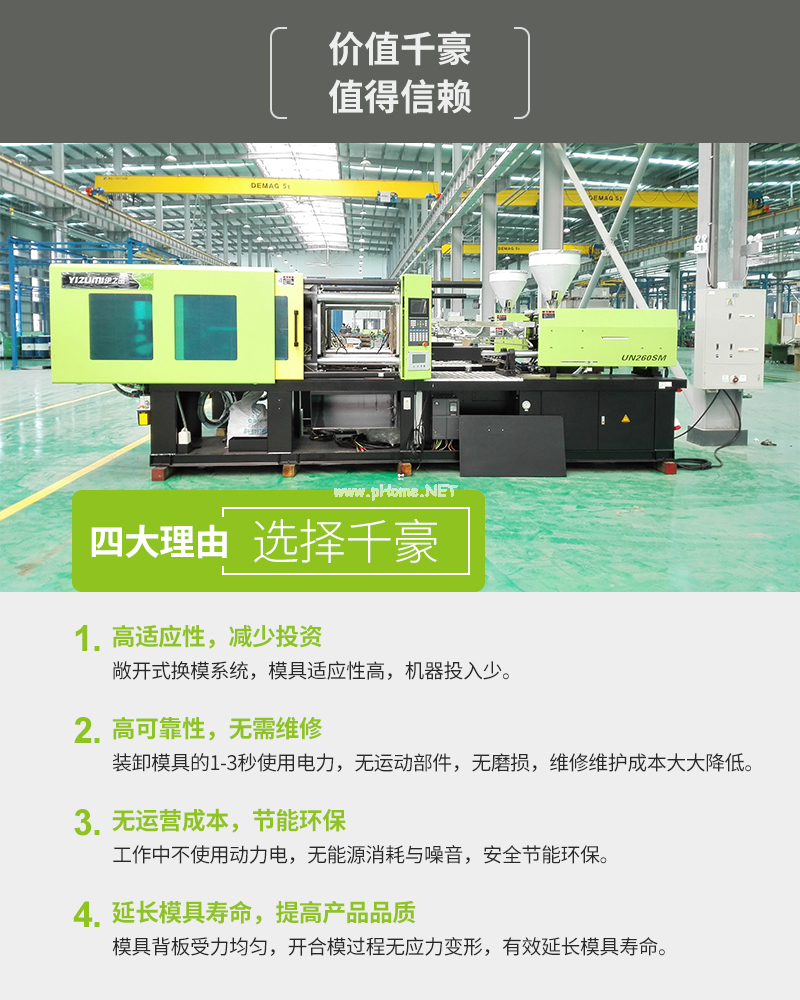 注塑機快速換模系統---千豪磁電品牌