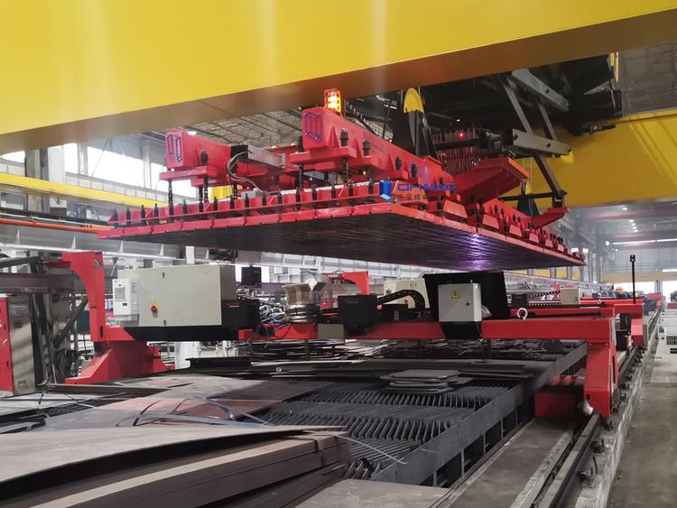 鋼板下料電永磁吊具集群陣列式 鋼板下料電永磁吊具集群陣列式