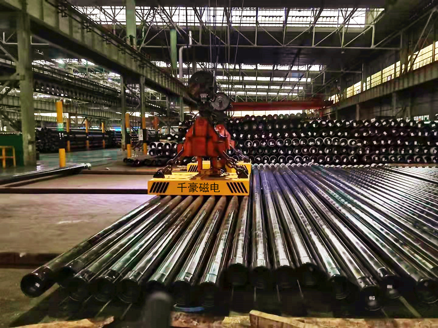 吊鋼管電永磁吊具，千豪品牌