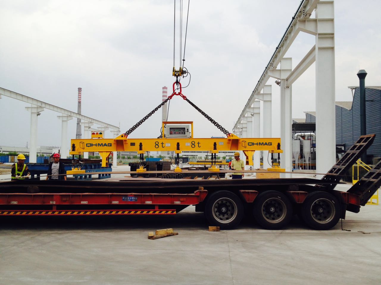 電永磁吊具搬運鋼板,千豪